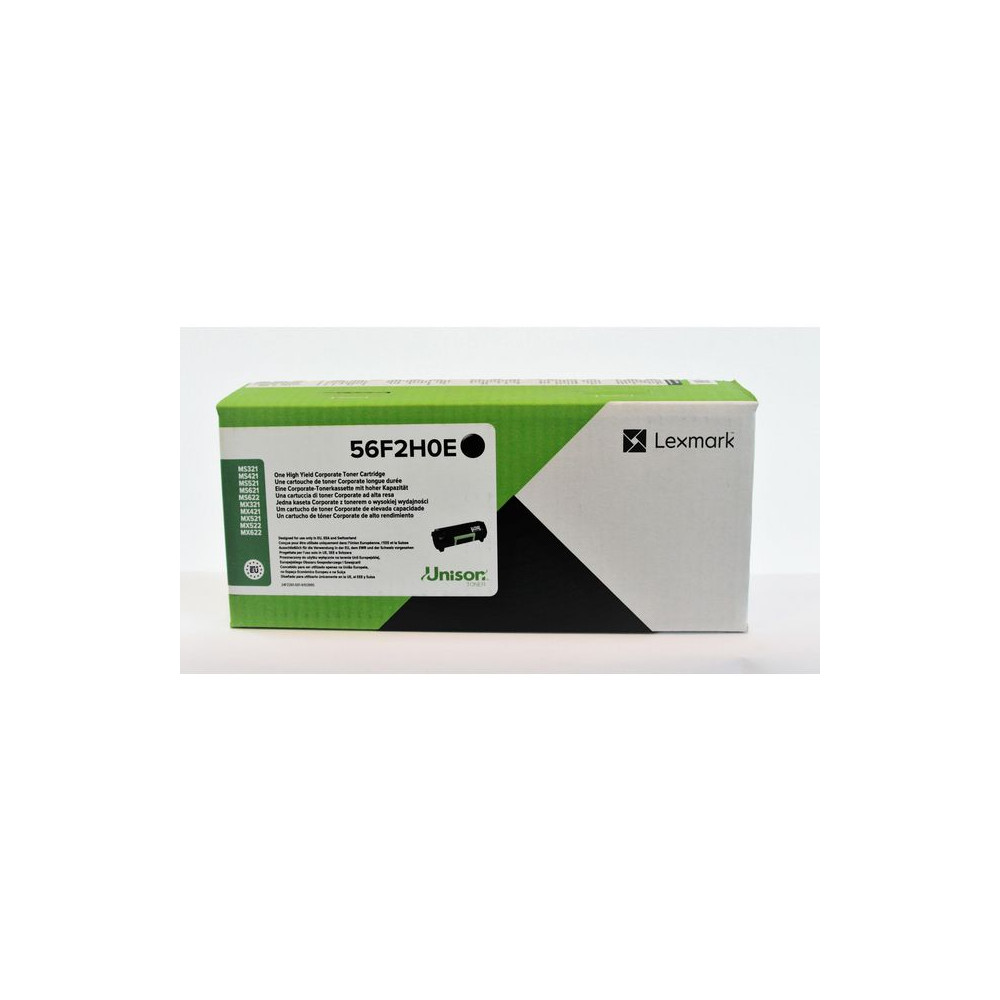 Produktbild för Toner LEXMARK 56F2H0E 15K svart