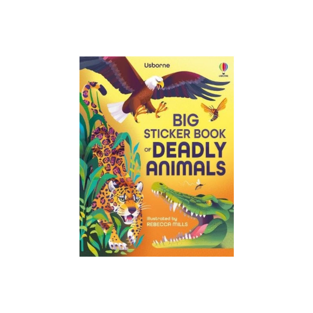Produktbild för Big Sticker Book Deadly Animals (häftad, eng)