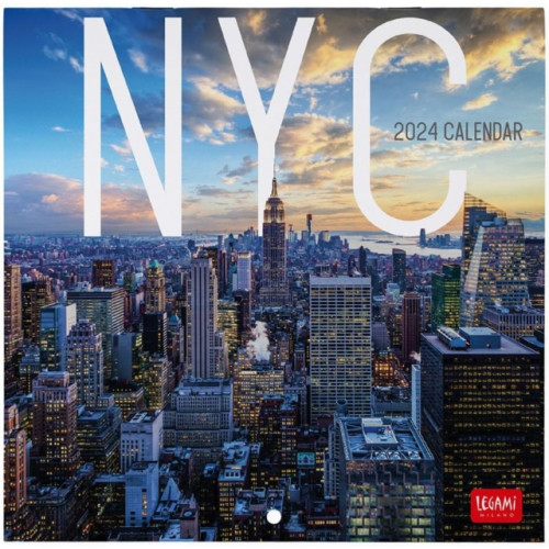 LEGAMI WALL CALENDARS - 2024 WALL CALENDAR - NEW YORK- 18X18 - CITIES (häftad, eng)