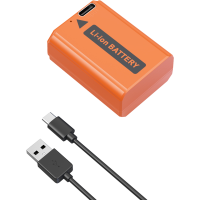 Produktbild för SmallRig 4965 NP-FW50 USB-C Rechargeable Camera Battery Orange