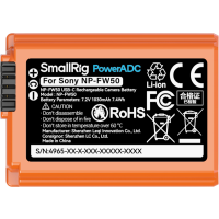 Produktbild för SmallRig 4965 NP-FW50 USB-C Rechargeable Camera Battery Orange