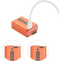 Produktbild för SmallRig 4965 NP-FW50 USB-C Rechargeable Camera Battery Orange