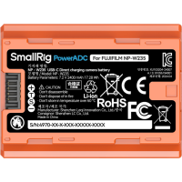 Produktbild för SmallRig 4970 NP-W235 USB-C Rechargeable Camera Battery Orange