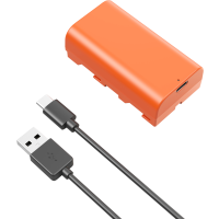 Produktbild för SmallRig 4971 NP-F550 USB-C Rechargeable Camera Battery Orange