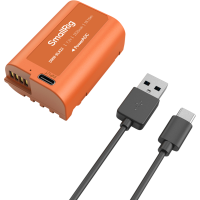 Produktbild för SmallRig 4979 Camera Battery USB-C Rechargeable DMW-BLK22 Orange