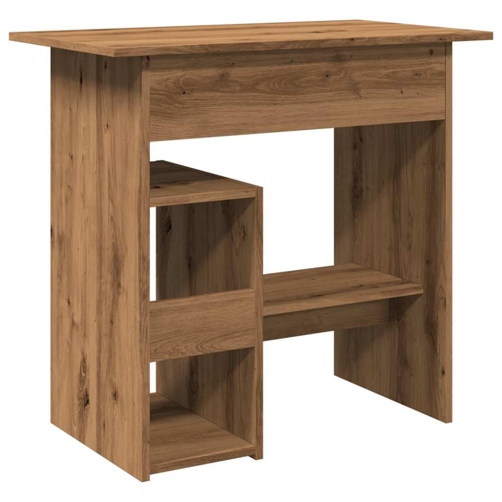 Produktbild för Skrivbord artisan ek 80x45x74 cm konstruerat trä