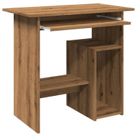 Produktbild för Skrivbord artisan ek 80x45x74 cm konstruerat trä