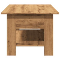 Produktbild för Soffbord artisan ek 102x55x42 cm konstruerat trä