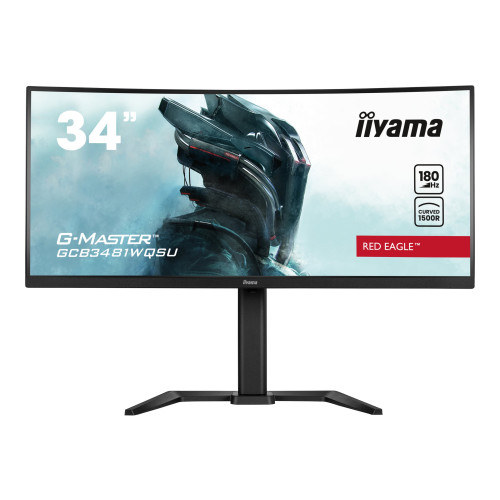 Iiyama iiyama G-MASTER Red Eagle GCB3481WQSU-B1 - LED-skärm - böjd - 34" - HDR