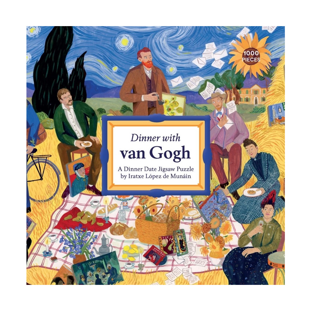 Produktbild för Pussel Dinner with van Gogh 1000 bitar