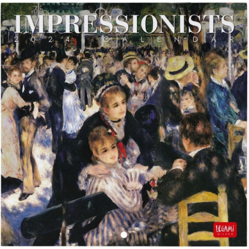 LEGAMI WALL CALENDARS - 2024 WALL CALENDAR - IMPRESSIONISTS - 18X18 - ART (häftad, eng)