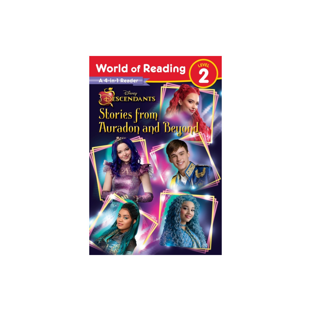 Produktbild för World of Reading: Descendants 4-in-1 Reader: Stories from Auradon and Beyond (häftad, eng)