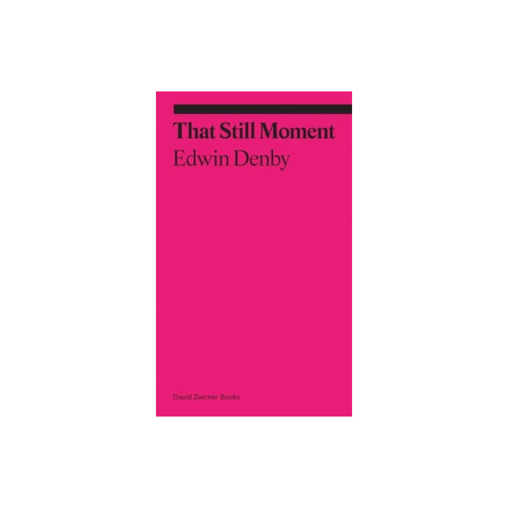 Produktbild för That Still Moment: Poetry and Essays on Dance (häftad, eng)