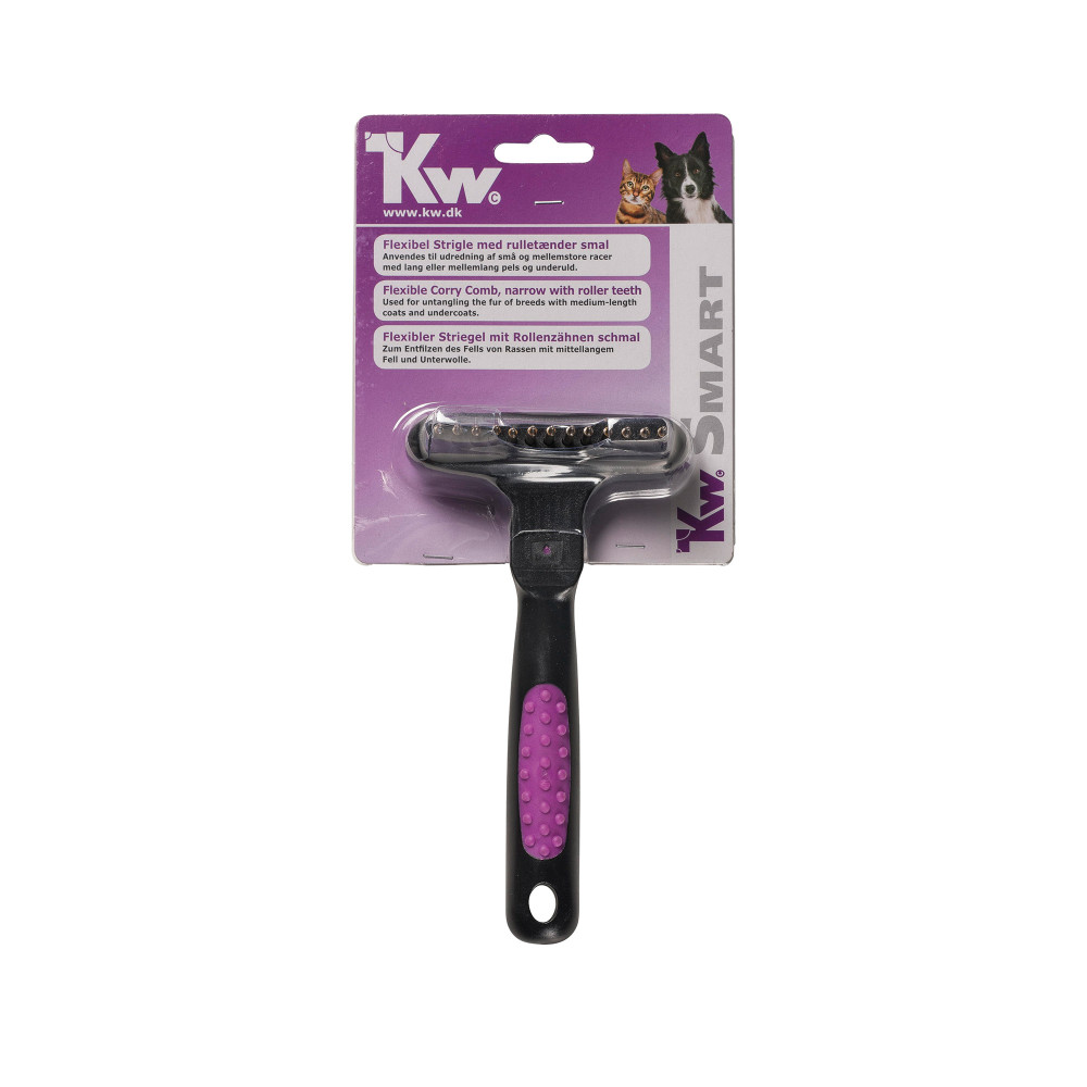 Produktbild för Karda 1-rad med rullande tänder Smal KW Smart 9x16 cm