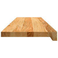Produktbild för Trappstegsmattor 20 pcs ljusbrun 90x25x2 cm massiv ek
