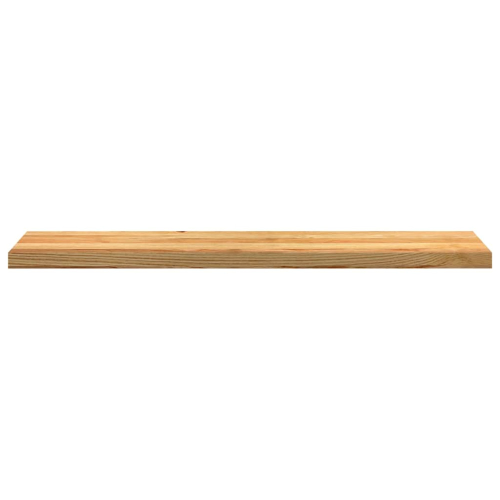 Produktbild för Trappstegsmattor 2 pcs ljusbrun 120x30x2 cm massiv ek