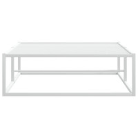 Produktbild för Sängram utan madrass vit 100x200 cm metall