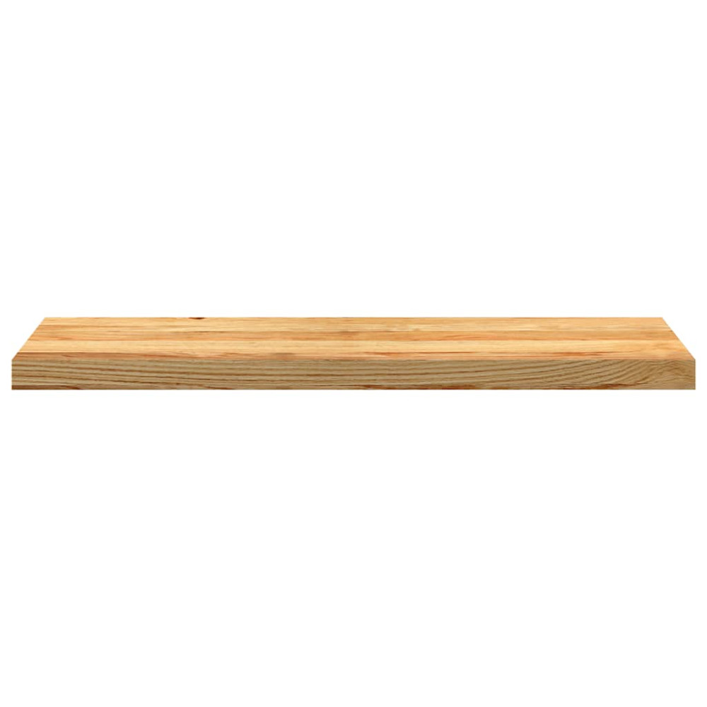 Produktbild för Trappstegsmattor 12 pcs ljusbrun 90x30x2 cm massiv ek