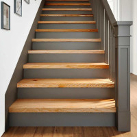 Produktbild för Trappstegsmattor 12 pcs ljusbrun 100x30x2 cm massiv ek