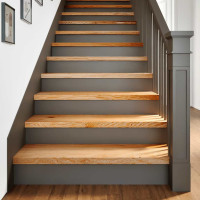 Produktbild för Trappstegsmattor 16 pcs ljusbrun 90x30x2 cm massiv ek