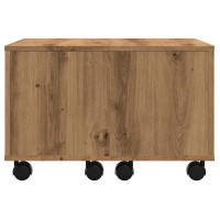 Produktbild för Soffbord artisan ek 60x60x38 cm konstruerat trä