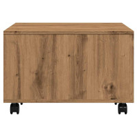 Produktbild för Soffbord artisan ek 60x60x38 cm konstruerat trä