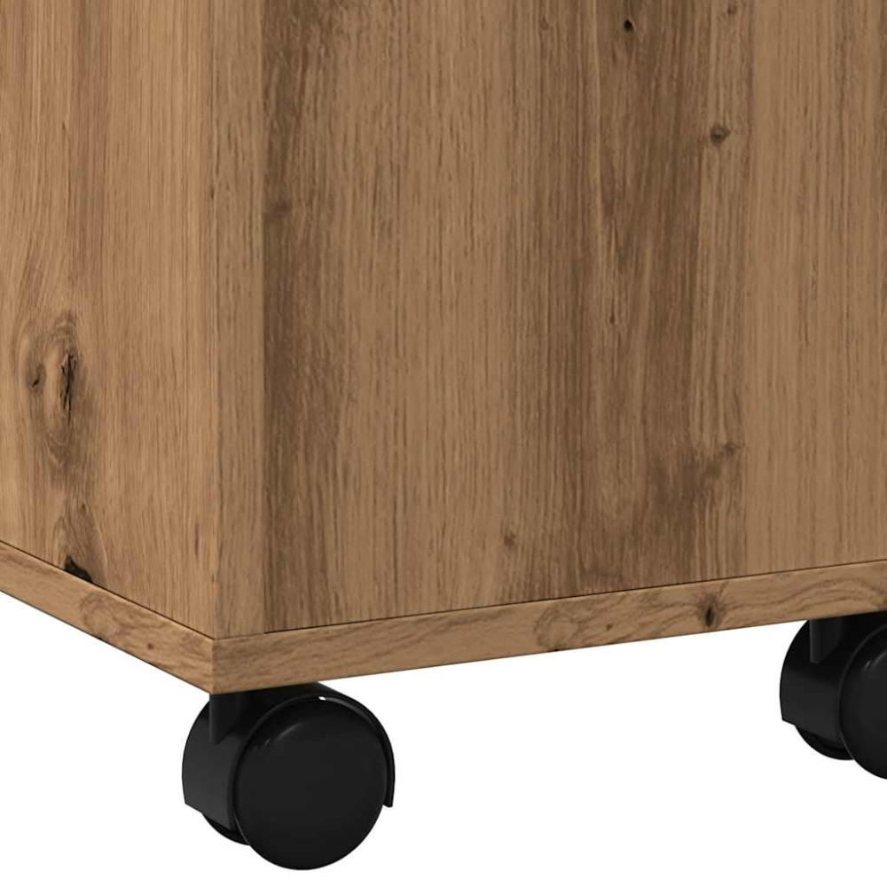 Produktbild för Soffbord artisan ek 60x60x38 cm konstruerat trä