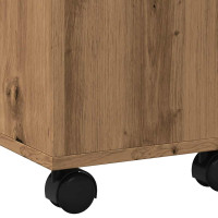 Produktbild för Soffbord artisan ek 60x60x38 cm konstruerat trä