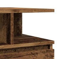 Produktbild för Soffbord åldrat trä 90x49x45 cm konstruerat trä