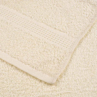 Produktbild för Handdukar FROGN 4 st gräddvit 50x100 cm 360 gsm