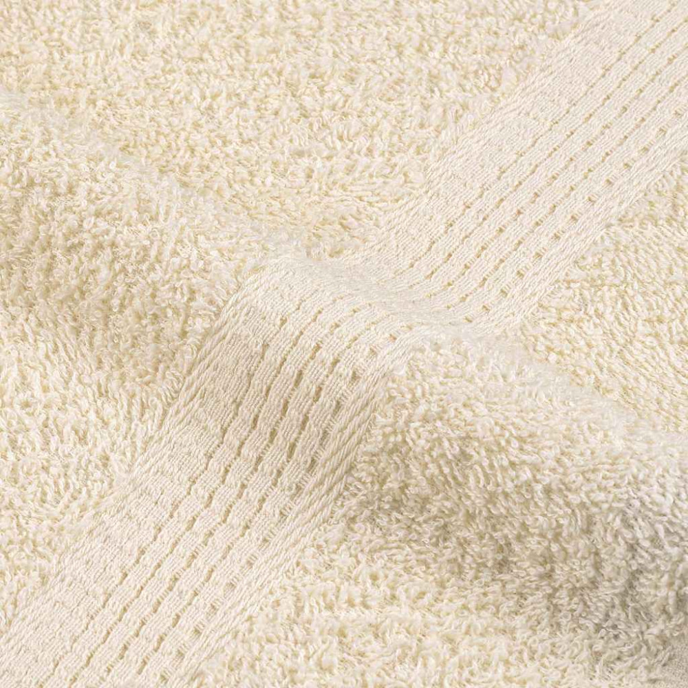 Produktbild för Handdukar FROGN 4 st gräddvit 50x100 cm 360 gsm