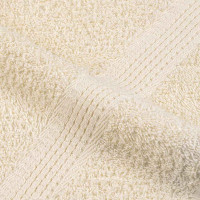 Produktbild för Handdukar FROGN 4 st gräddvit 50x100 cm 360 gsm