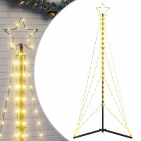 Produktbild för Julgransbelysning 363 LEDs varmvit 182 cm