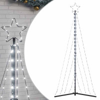 Produktbild för Julgransbelysning 339 LEDs kallvit 182 cm