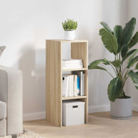 Produktbild för Bokhylla stapelbar sonoma-ek 30x30x80 cm konstruerat trä
