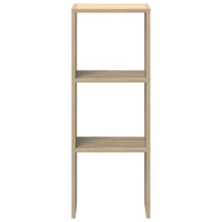 Produktbild för Bokhylla stapelbar sonoma-ek 30x30x80 cm konstruerat trä
