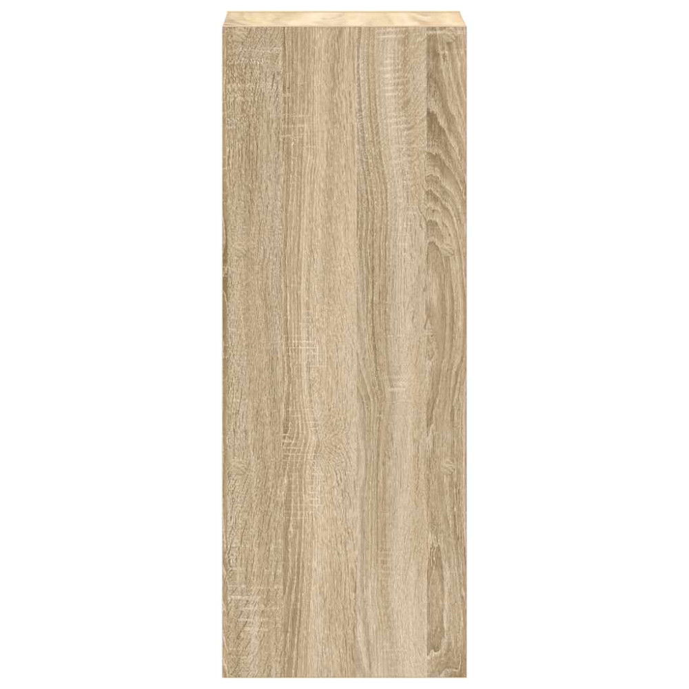 Produktbild för Bokhylla stapelbar sonoma-ek 30x30x80 cm konstruerat trä
