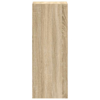 Produktbild för Bokhylla stapelbar sonoma-ek 30x30x80 cm konstruerat trä