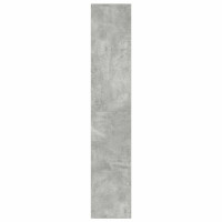 Produktbild för Bokhyllor 2 st stapelbara betonggrå 30x30x80 cm konstruerat trä