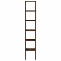 Produktbild för Bokhyllor 2st stapelbar rökfärgad ek 30x30x80cm konstruerat trä