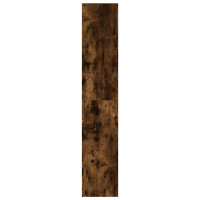 Produktbild för Bokhyllor 2st stapelbar rökfärgad ek 30x30x80cm konstruerat trä