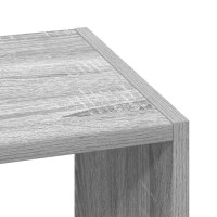 Produktbild för Bokhylla stapelbar grå sonoma 30x30x80 cm konstruerat trä
