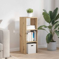 Produktbild för Bokhylla stapelbar artisan ek 30x30x80 cm konstruerat trä