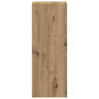 Produktbild för Bokhylla stapelbar artisan ek 30x30x80 cm konstruerat trä