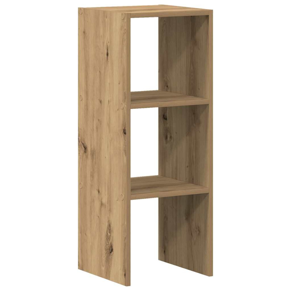 Produktbild för Bokhylla stapelbar artisan ek 30x30x80 cm konstruerat trä
