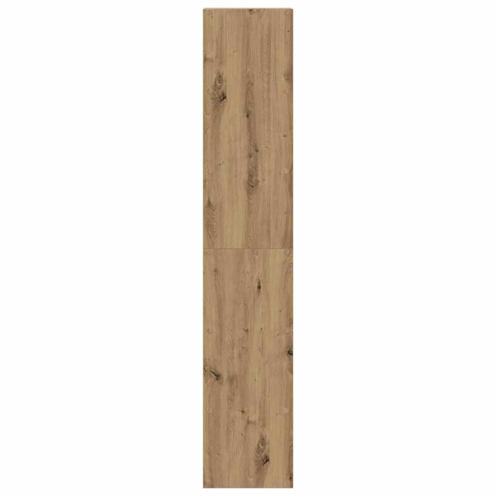 Produktbild för Bokhyllor 2 st stapelbara artisan ek 30x30x80cm konstruerat trä