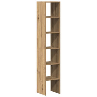 Produktbild för Bokhyllor 2 st stapelbara artisan ek 30x30x80cm konstruerat trä