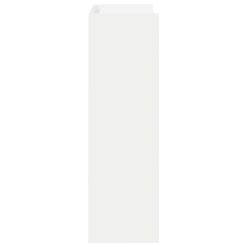 Produktbild för Skohylla vit 60x25x81 cm konstruerat trä