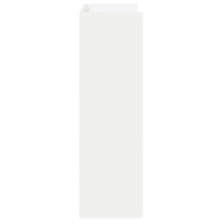 Produktbild för Skohylla vit 60x25x81 cm konstruerat trä