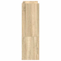 Produktbild för Skohylla sonoma-ek 60x25x81 cm konstruerat trä
